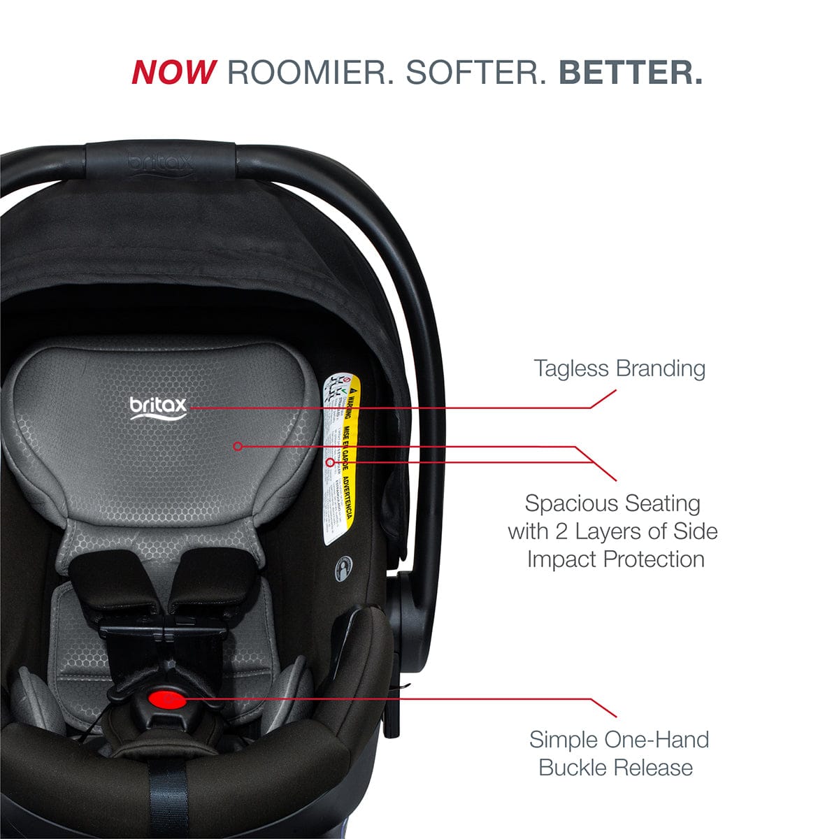 Britax B-Safe Gen2 FlexFit Lightweight Infant Car Seat - Twilight (SafeWash) - E1C746B