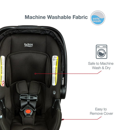 Britax B-Safe Gen2 Lightweight Infant Car Seat - Eclipse Black (SafeWash) - E1C732C