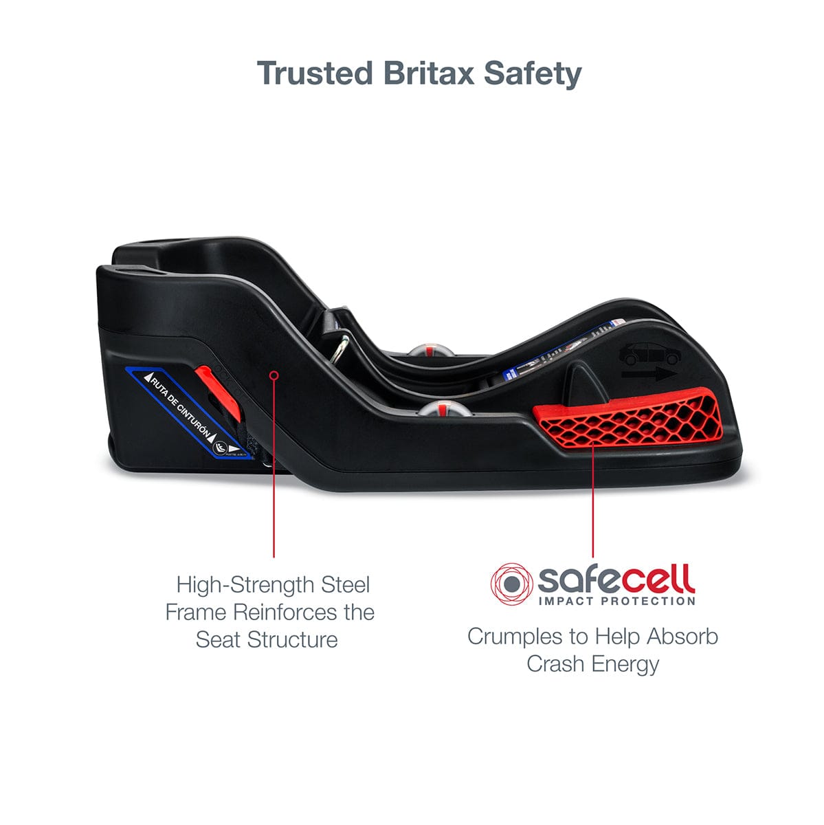 Britax B-Safe Gen2 Lightweight Infant Car Seat - Greystone (SafeWash) - E1C732L