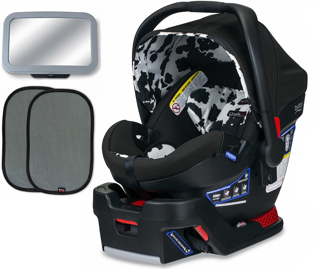 Britax B-Safe Ultra Infant Car Seat Bundle - Cowmooflage - E1C041Q