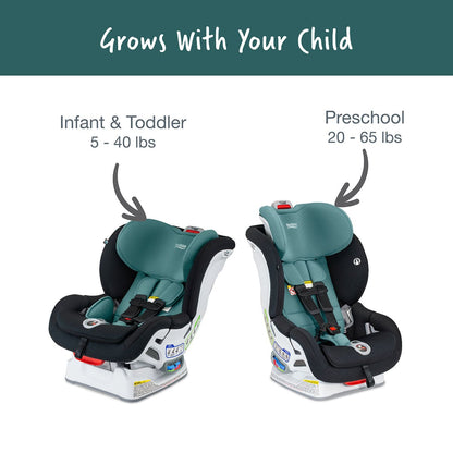 Britax Boulevard ClickTight Convertible Car Seat - Green Contour (SafeWash) - E1C832Z
