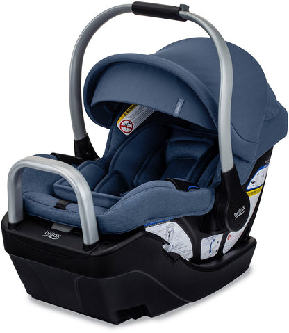 Britax Cypress Infant Car Seat with Alpine Anti-Rebound Base - Ponte Arctic - E1D124W