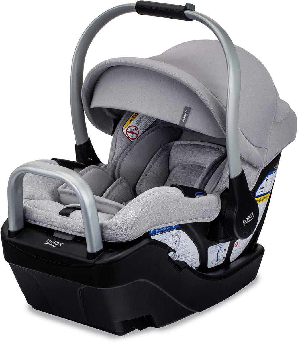 Britax Cypress Infant Car Seat with Alpine Anti-Rebound Base - Ponte Glacier - E1D124Y