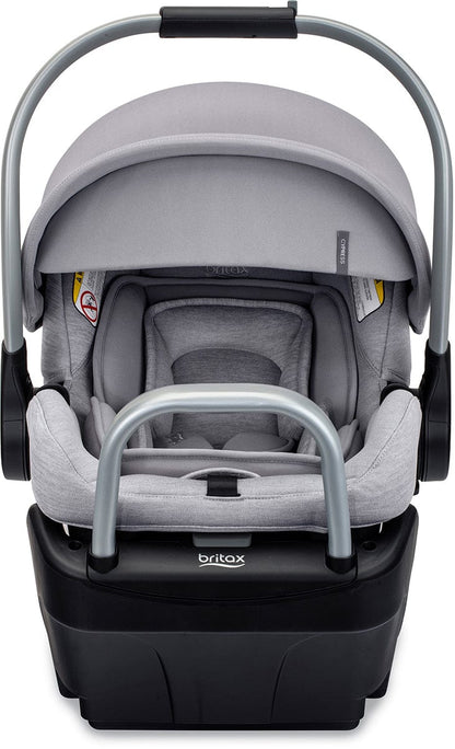 Britax Cypress Infant Car Seat with Alpine Anti-Rebound Base - Ponte Glacier - E1D124Y
