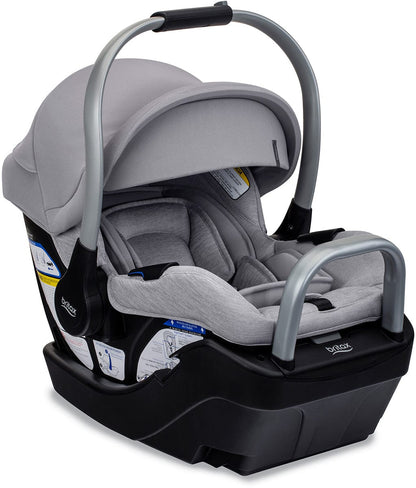 Britax Cypress Infant Car Seat with Alpine Anti-Rebound Base - Ponte Glacier - E1D124Y
