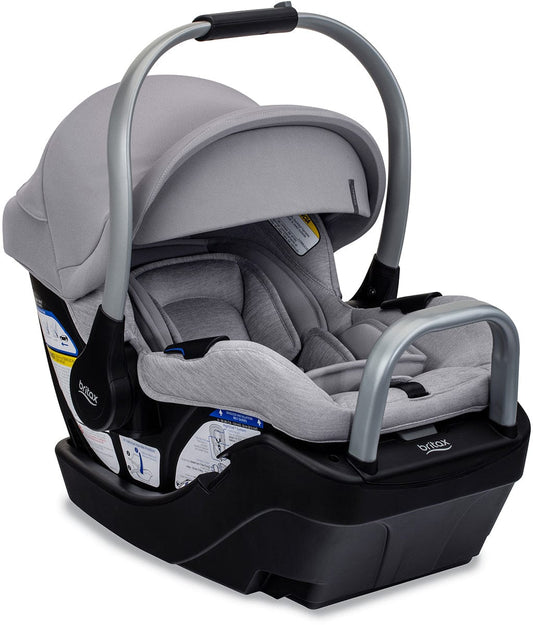 Britax Cypress Infant Car Seat with Alpine Anti-Rebound Base - Ponte Glacier - E1D124Y