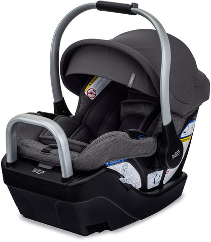 Britax Cypress Infant Car Seat with Alpine Anti-Rebound Base - Ponte Stone - E1D124V