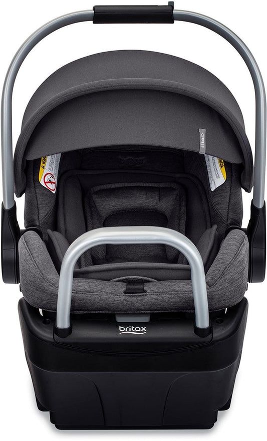Britax Cypress Infant Car Seat with Alpine Anti-Rebound Base - Ponte Stone - E1D124V