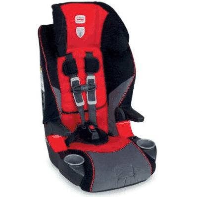 Britax Frontier 85 Harness Booster Car Seat Red Rock