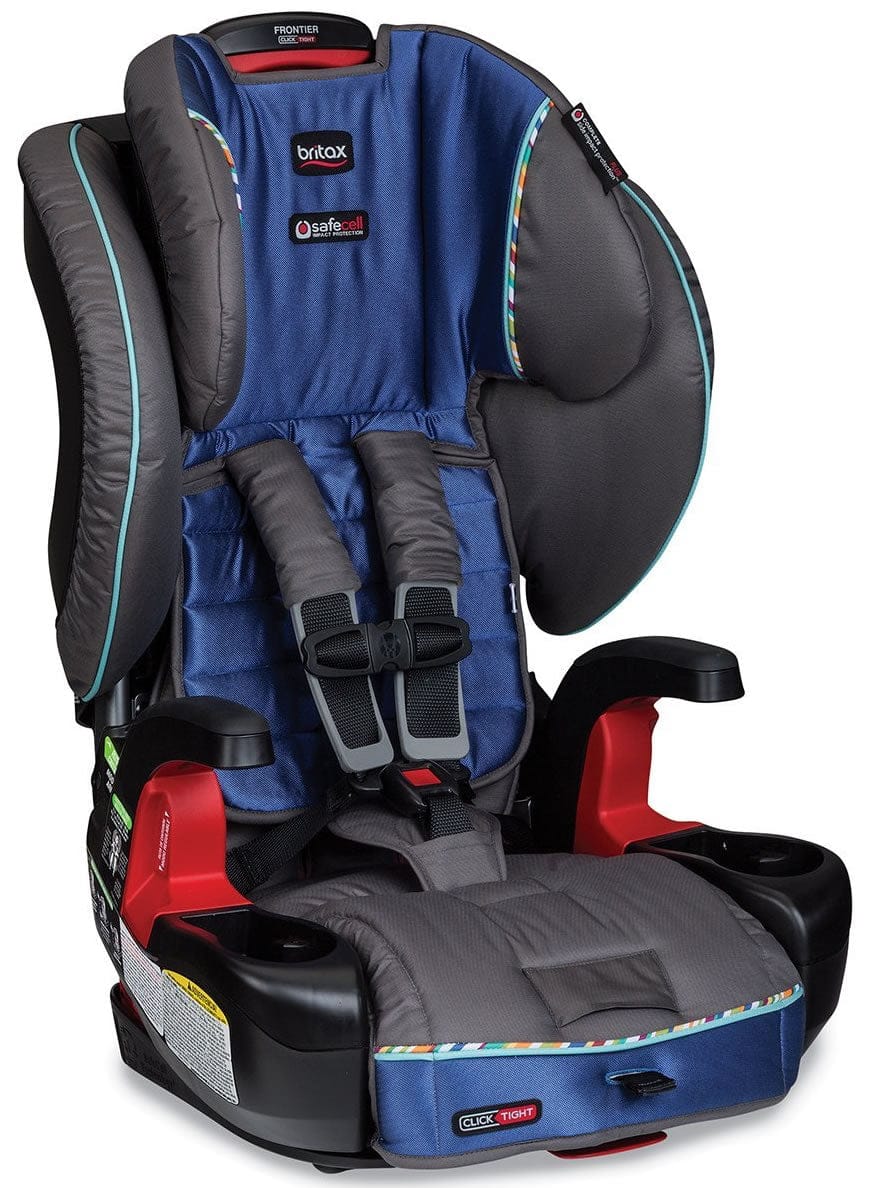 Britax Frontier Clicktight Harness Booster Car Seat - Liberty Sapphire - E9LY77D