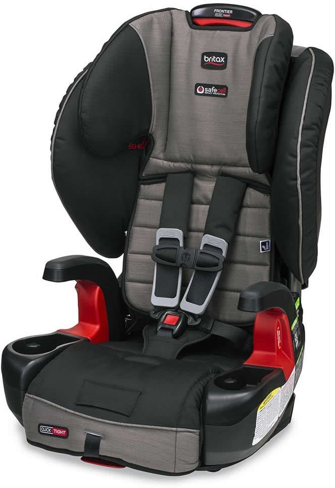 Britax Frontier ClickTight Harness Booster Car Seat - Slate Strie