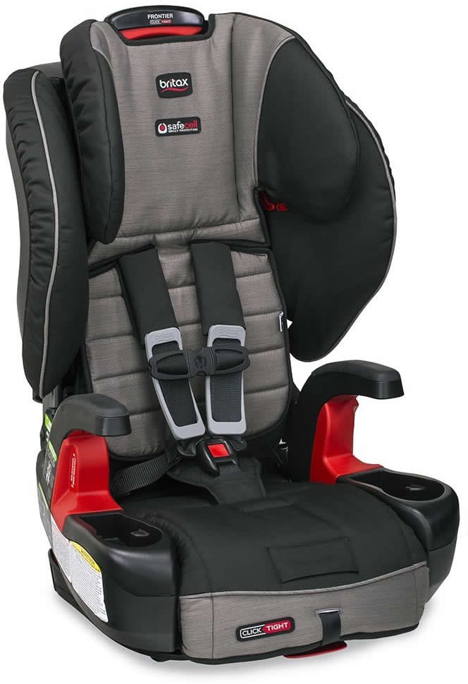 Britax Frontier ClickTight Harness Booster Car Seat - Slate Strie - E1A406R