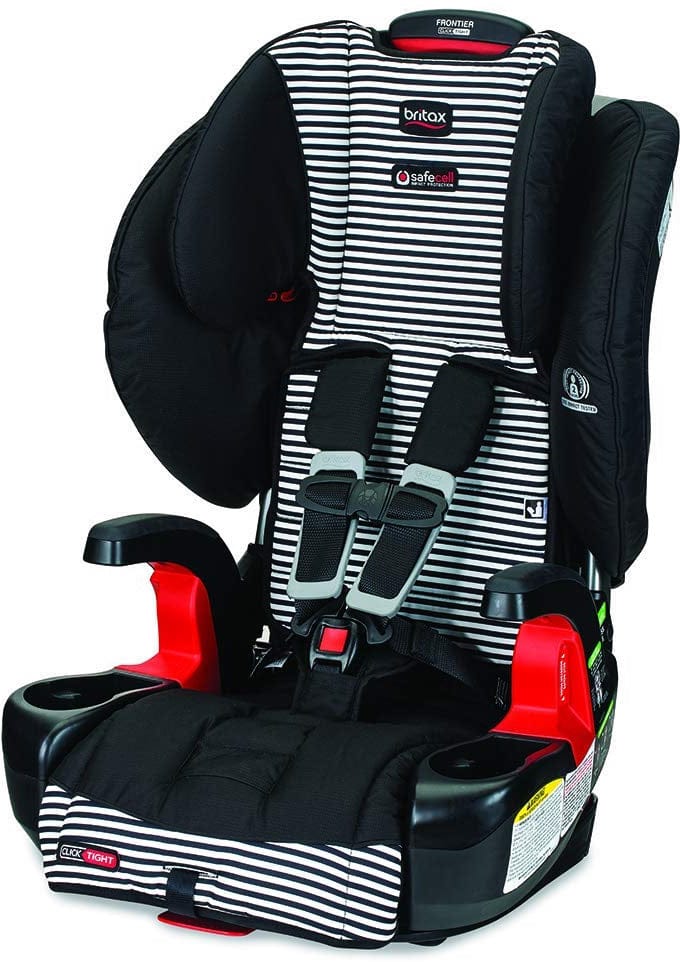 Britax Frontier ClickTight Harness Booster Car Seat 2018 Tuxedo