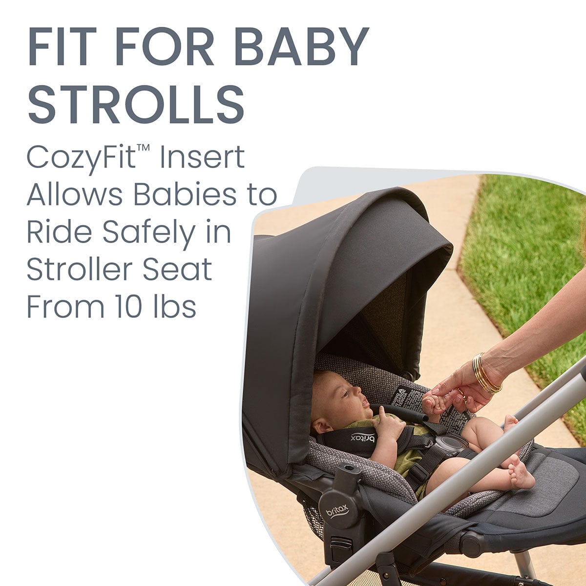 Britax Grove Modular Stroller - Pindot Stone - U015204
