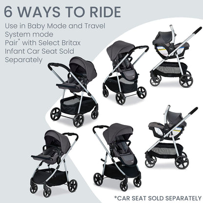 Britax Grove Modular Stroller - Pindot Stone - U015204