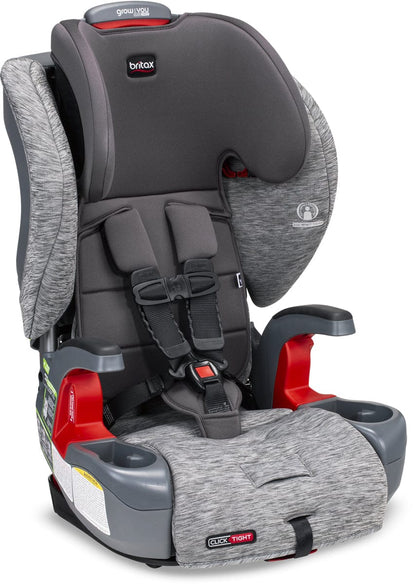 Britax Grow With You Clicktight Harness Booster Car Seat - Asher [New Version of the Frontier]
