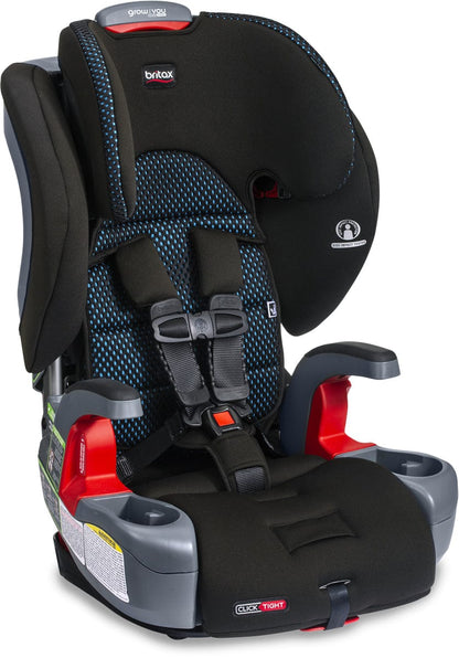 Britax Grow With You Clicktight Harness Booster Car Seat - Cool Flow Teal [New Version of the Frontier]