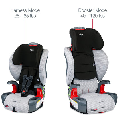 Britax Grow With You Clicktight Harness Booster Car Seat - Clean Comfort [New Version of the Frontier]