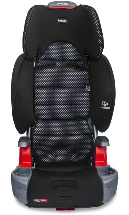 Britax Grow With You Clicktight Harness Booster Car Seat - Cool Flow Gray [New Version of the Frontier] - E1C199S