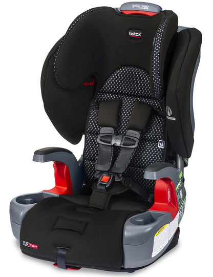 Britax Grow With You Clicktight Harness Booster Car Seat - Cool Flow Gray [New Version of the Frontier] - E1C199S