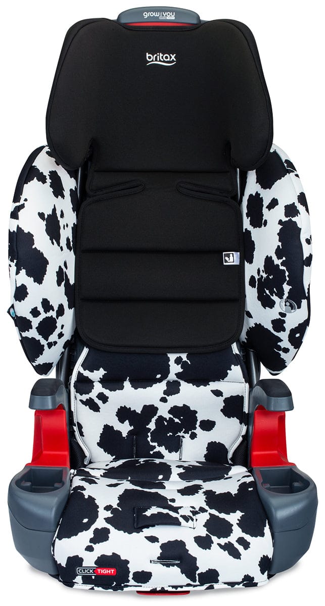 Britax Grow with You ClickTight Harness Booster Car Seat - Cowmooflage (Safewash)