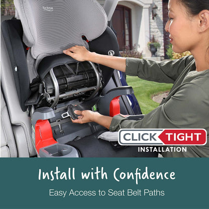 Britax Grow With You ClickTight Harness Booster Car Seat - Green Contour - E1C192Z
