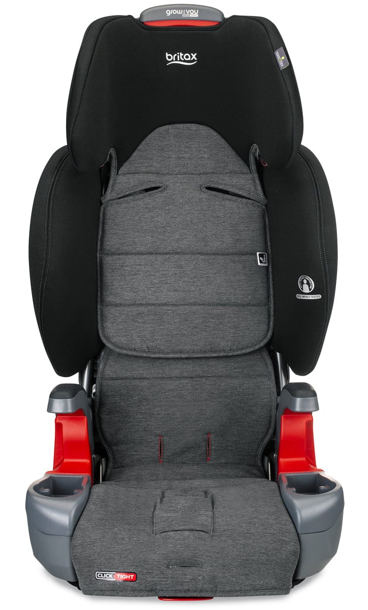 Britax Grow With You Clicktight Harness Booster Car Seat - StayClean Gray