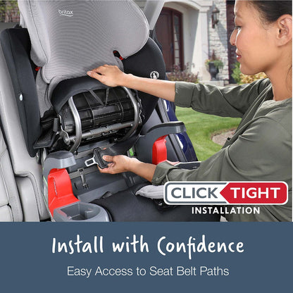 Britax Grow With You ClickTight Plus Harness Booster Car Seat - Blue Ombre - E1C203H