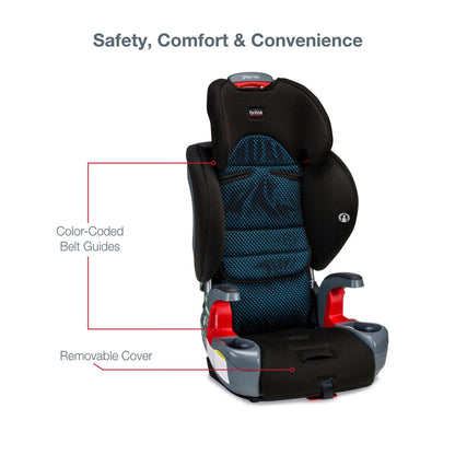 Britax Grow With You Harness Booster Car Seat - Cool Flow Teal [New Version of the Pioneer]