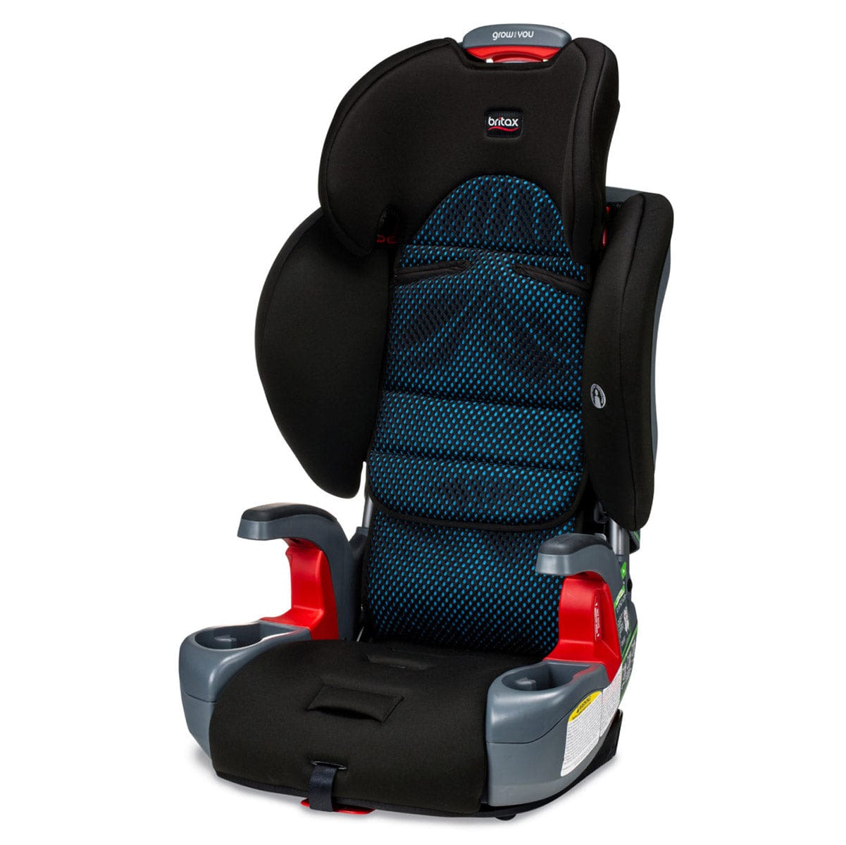 Britax Grow With You Harness Booster Car Seat - Cool Flow Teal [New Version of the Pioneer]