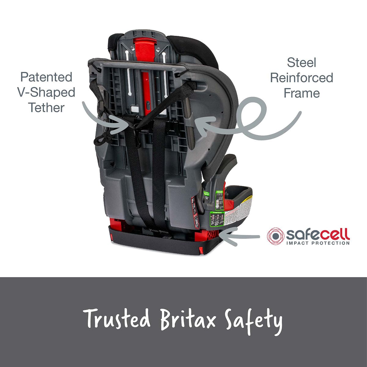Britax Grow With You Harness-2-Booster Car Seat (Mod Black)
