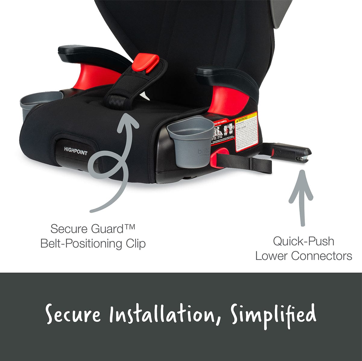 Britax Highpoint 2-Stage Belt-Positioning Booster Seat