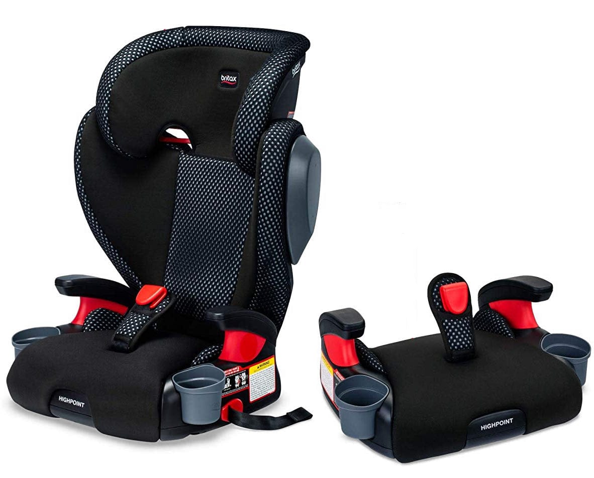 Britax Highpoint 2-Stage Belt Positioning Booster Car Seat - Cool Flow Gray - E1C239S