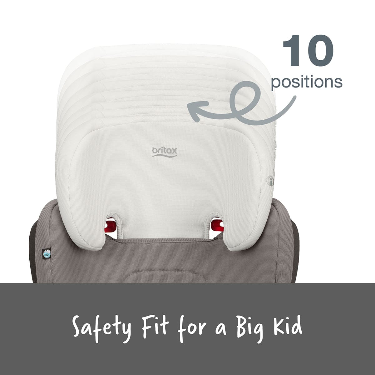 Britax Highpoint 2-Stage Belt Positioning Booster Car Seat - Gray Ombre - E1C233D