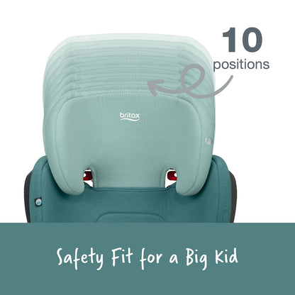 Britax Highpoint 2-Stage Belt Positioning Booster Car Seat - Green Ombre - E1C233E