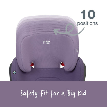 Britax Highpoint 2-Stage Belt Positioning Booster Car Seat - Purple Ombre - E1C233J
