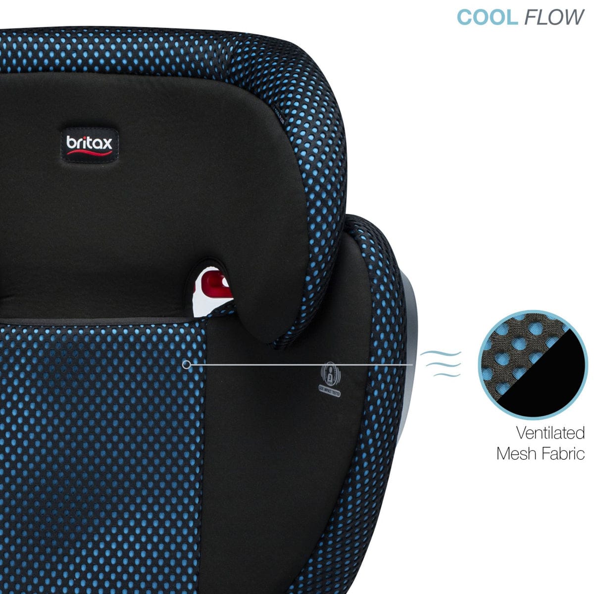 Britax Highpoint High Back Belt Positioning Booster Car Seat - Cool Flow Teal