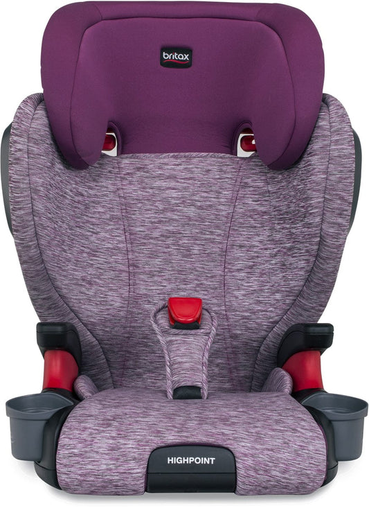 Britax Highpoint High Back Belt Positioning Booster Car Seat - Mulberry