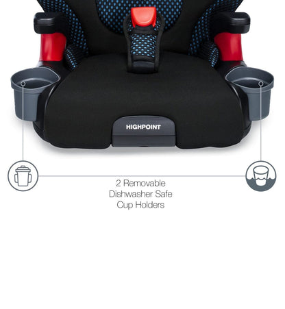 Britax Highpoint High Back Belt Positioning Booster Car Seat - Cool Flow Teal - E1A589T