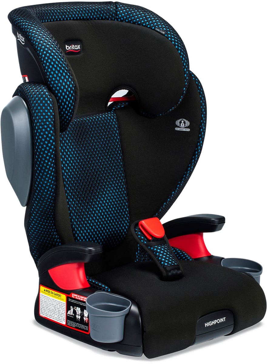 Britax Highpoint High Back Belt Positioning Booster Car Seat - Cool Flow Teal - E1A589T