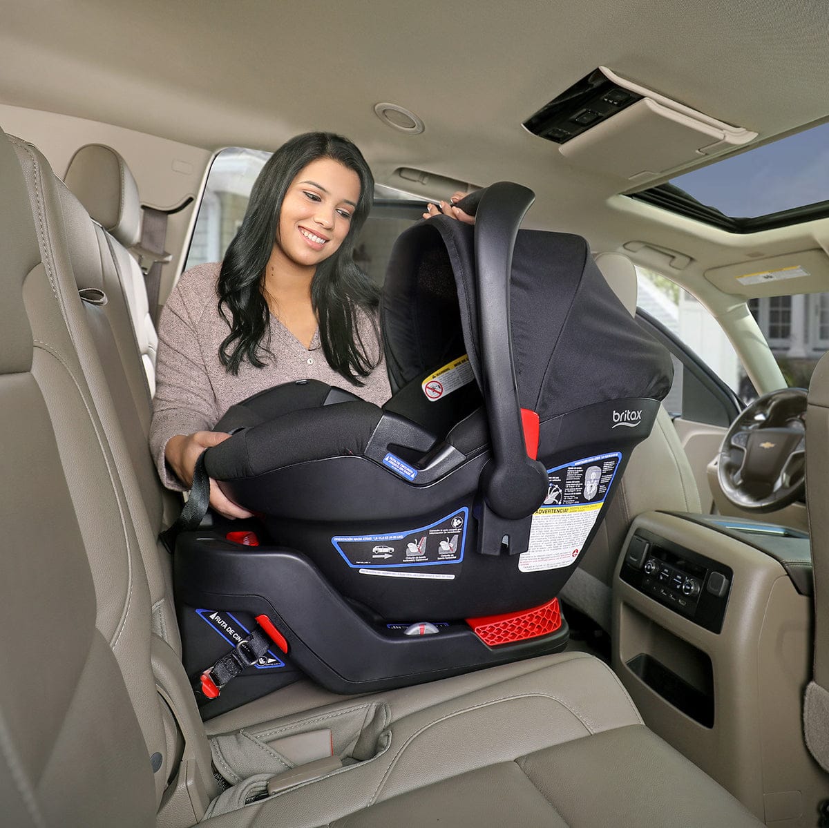 Britax Infant Car Seat EXTRA Base Gen2 with SafeCenter LATCH Installation
