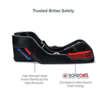 Britax Infant Car Seat EXTRA Base Gen2 with SafeCenter LATCH Installation