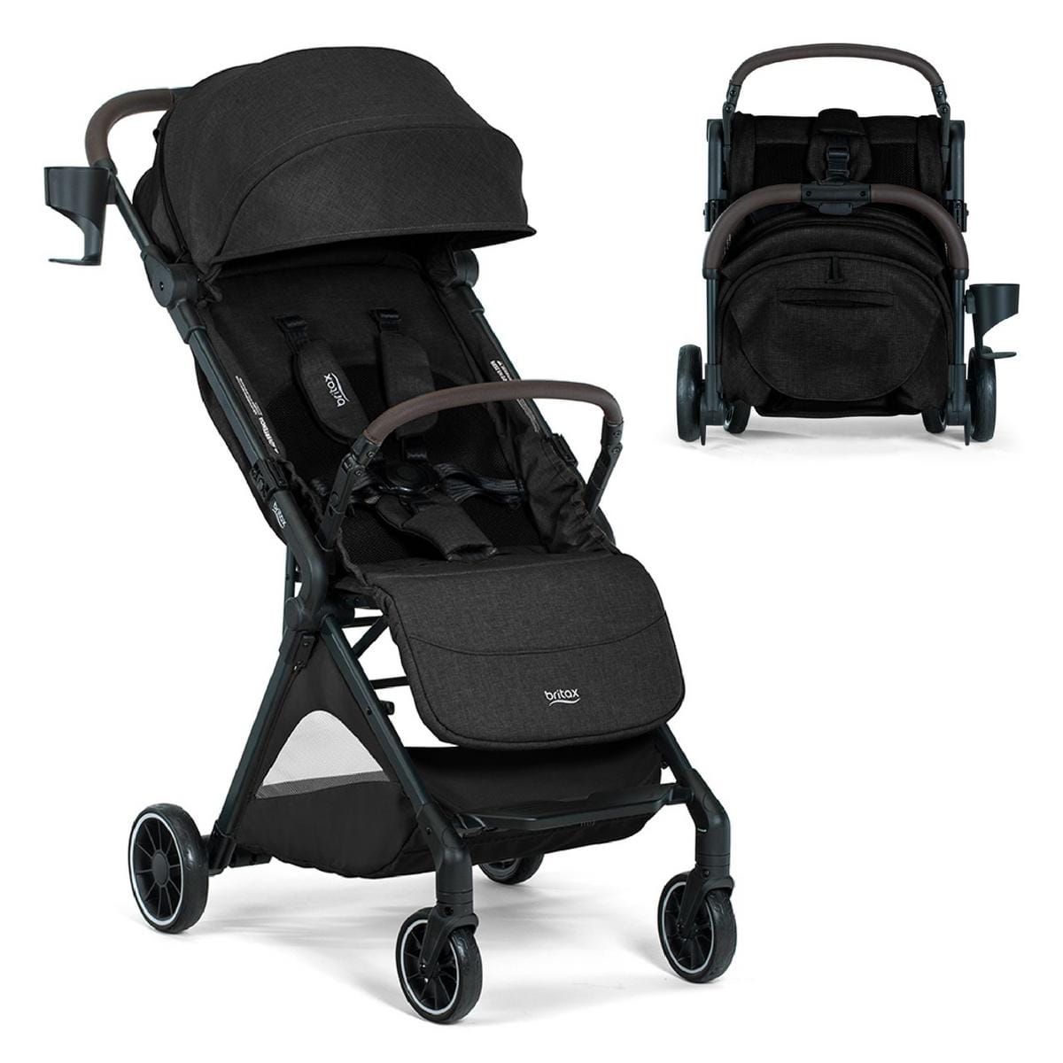 Britax Juniper+ Compact Stroller - Raven Black