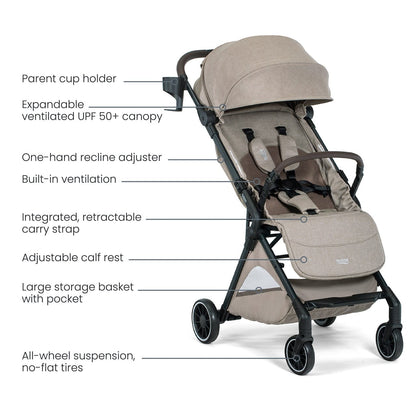 Britax Juniper+ Compact Stroller - Teak