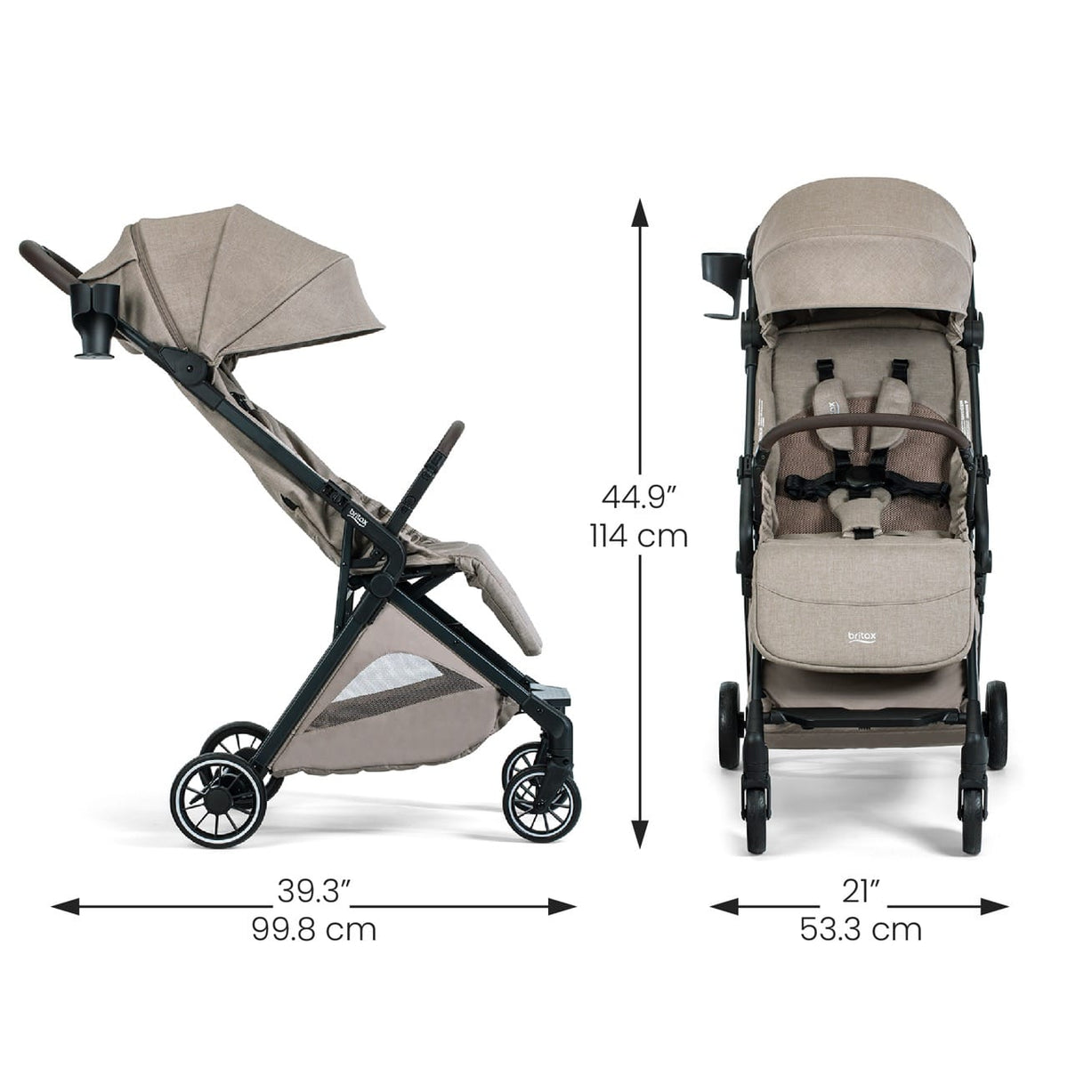 Britax Juniper+ Compact Stroller - Teak