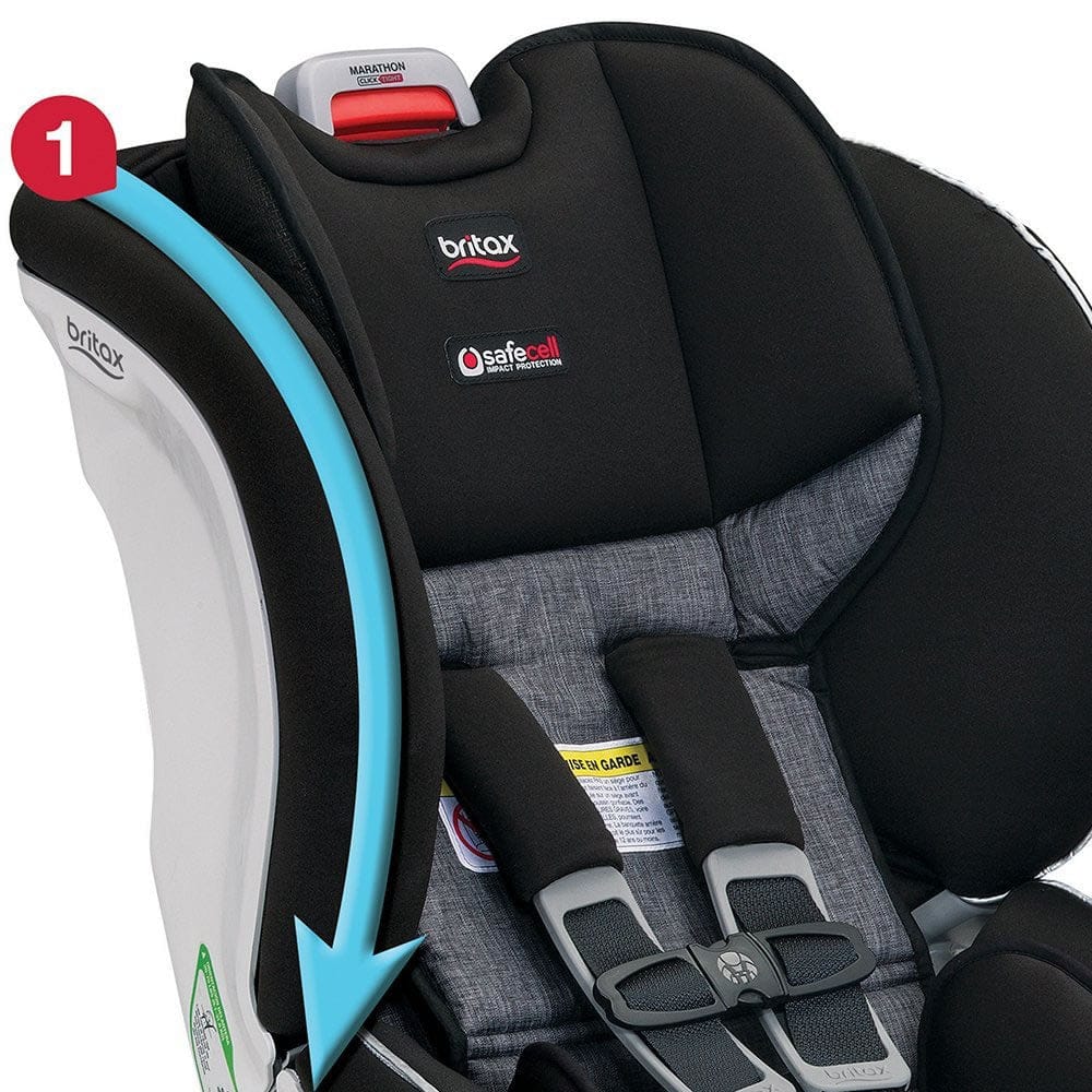 Britax Marathon ClickTight Anti-Rebound Bar Convertible Car Seat - Vue