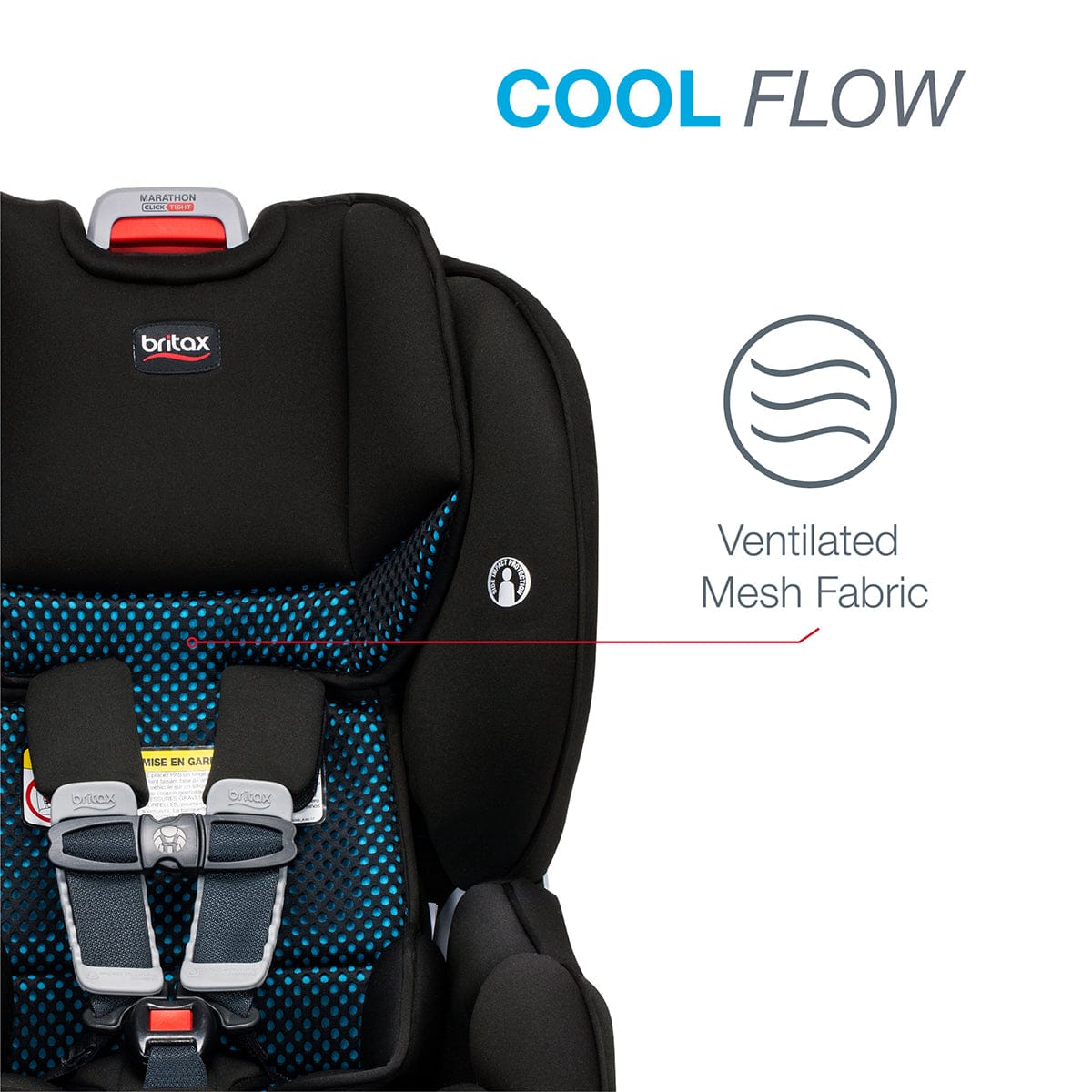 Britax Marathon ClickTight Convertible Car Seat - Cool Flow Teal (Albee Exclusive)