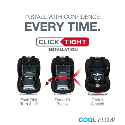 Britax Marathon ClickTight Convertible Car Seat - Cool Flow Teal (Albee Exclusive)