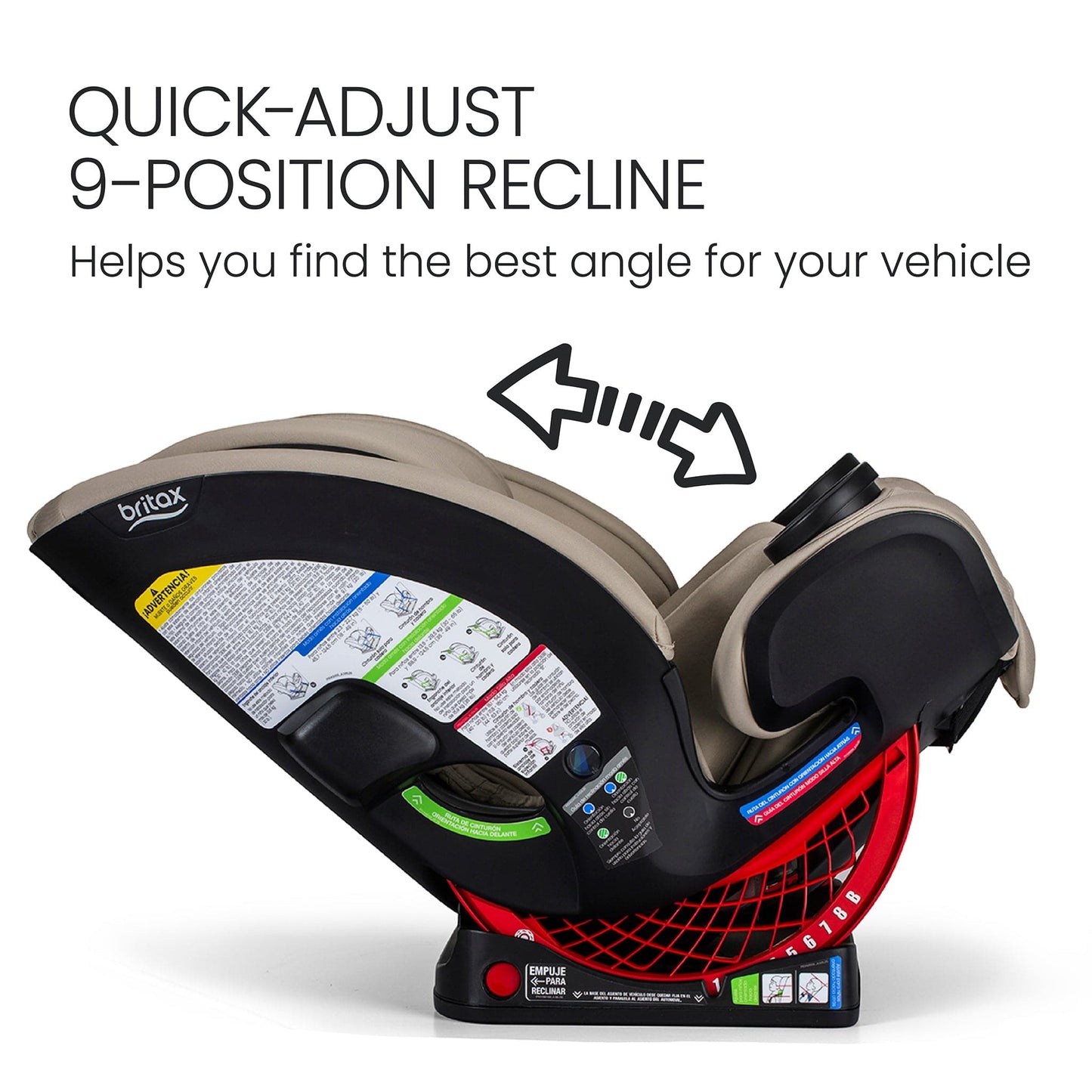 Britax One4Life All-in-One Convertible Car Seat, ClickTight & SafeWash - Teak - E1D265T