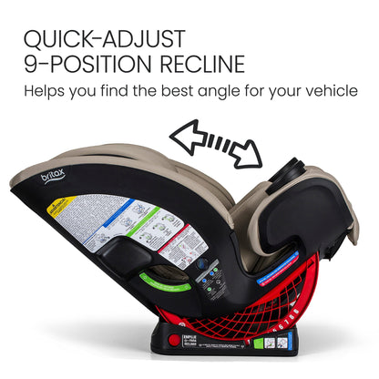 Britax One4Life All-in-One Convertible Car Seat, ClickTight & SafeWash - Teak - E1D265T